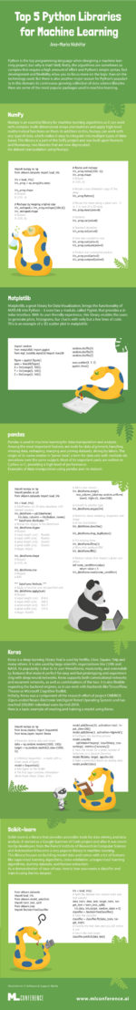 Infographic: Top 5 Python Libraries for Machine Learning