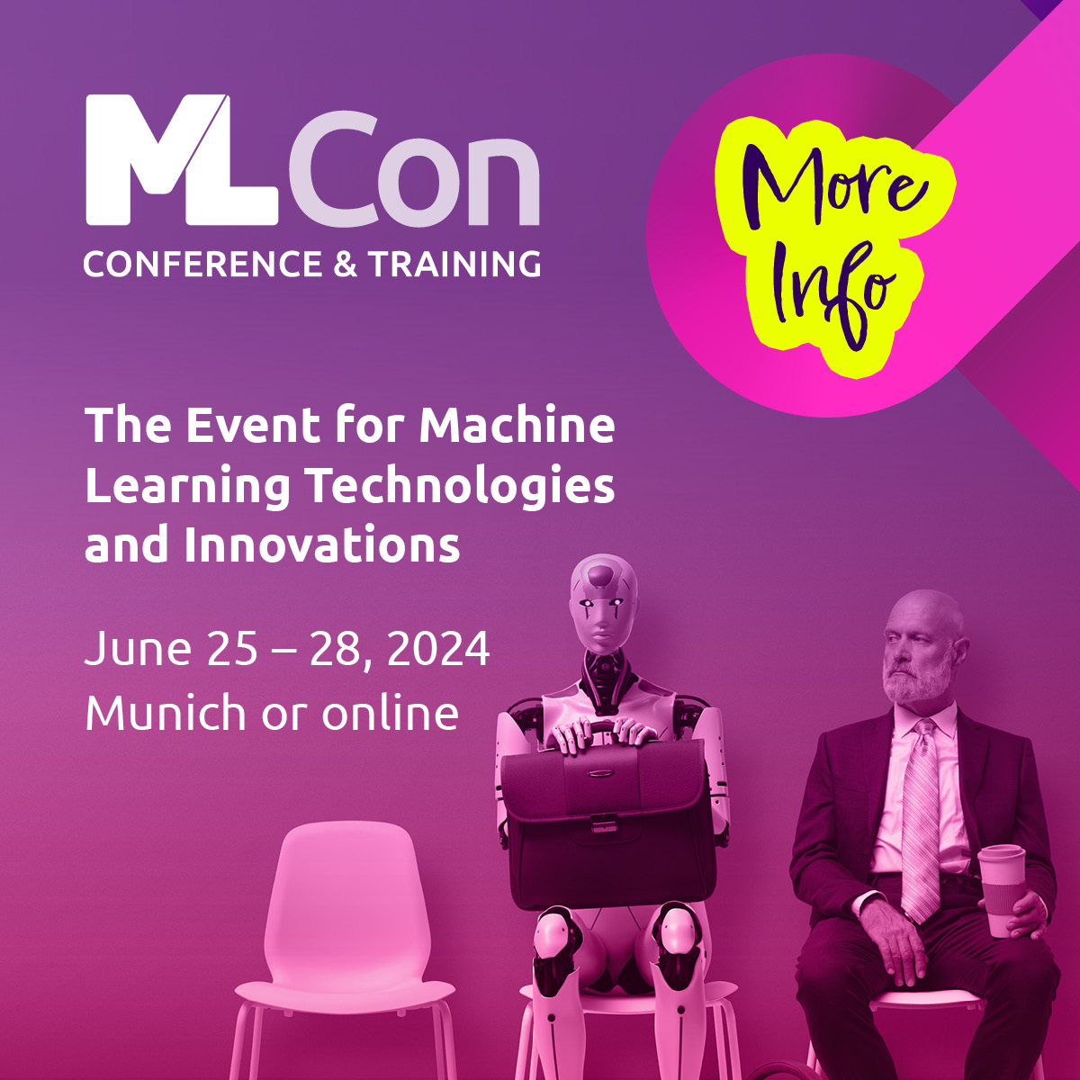 MLCon - The Event for Machine Learning Technologies & Innovations
June 25 – 28, 2024 | Munich or online